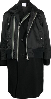 Hybrid Bomber-Style Coat