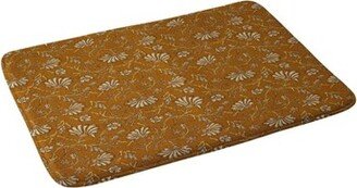 Holli Zollinger Kalami Floral Memory Foam Bath Mat Tan