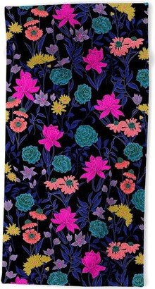 Schatzi Brown Heidi Garden Midnight Beach Towel