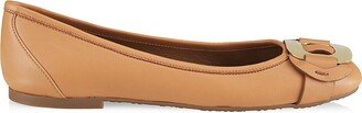 Chany Leather Ballet Flats