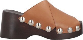 Mules & Clogs Camel-AA