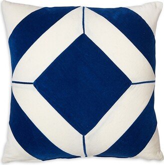 Roselli Trading Diamond Pattern Square Pillow