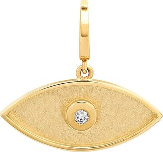 Shylee Rose Jewelry 14K Yellow Gold & 0.06 TCW Diamond Large Evil Eye Charm