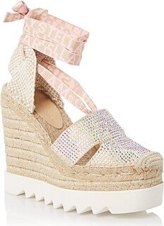 Women's Gaia Embellished Platform Espadrille Wedge Sandals