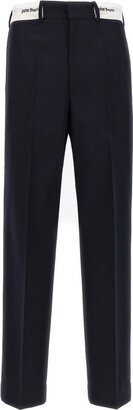 Wide-Leg Chino Trousers