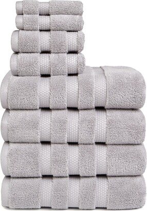 Vivendi Infinity Zero Twist 8Pc Towel Set-AB