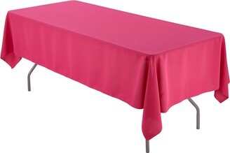 60 X 84 Rectangular Tablecloth Fuchsia Polyester