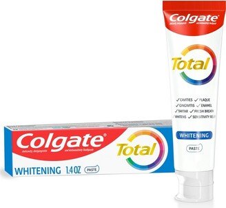 Total Travel Size Whitening Paste Toothpaste - Trial Size - 1.4oz