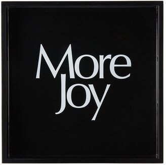 Black 'More Joy' Catchall Tray