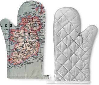 Ireland Map Oven Mitt - Gift Kitchen Honeymoon