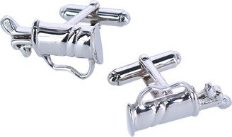 Sterling Silver Golf Bag Cufflinks