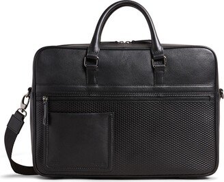 Canvess Textured Leather Briefcase