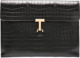 T-Pin Portfolio clutch bag