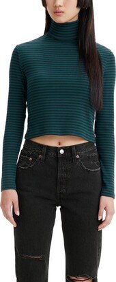 Women's Size Moon Rib Turtleneck (Also Available in Plus)