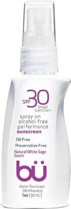 Spf 30 Ultrafine WOWmist Sunscreen - White Sage 1oz