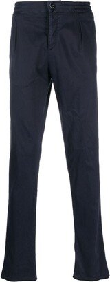 Logo-Patch Straight-Leg Trousers-AT