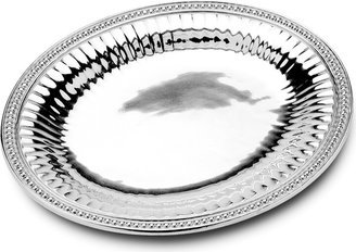 Flutes and Pearls Large Oval Tray