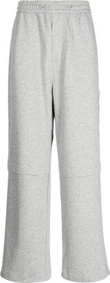 Panther drawstring cotton track pants