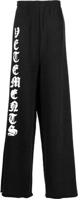 Logo-Print Cotton Track Pants-BE