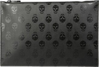 Biker Skull Printed Clutch