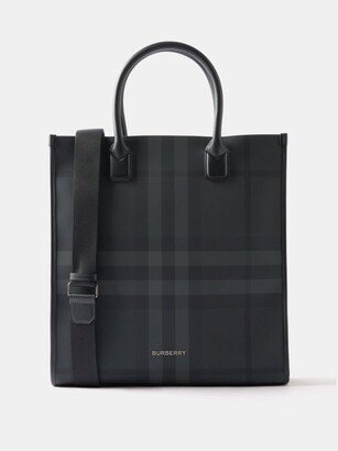 Denny check Coated-canvas Tote Bag