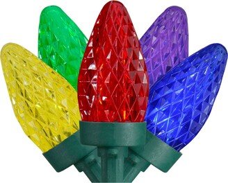 Northlight 50 Count Led C7 Faceted Christmas Lights with 20.25' Wire