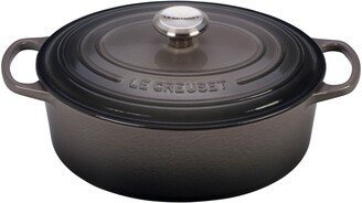 Signature 5 Quart Oval Enamel Cast Iron French/Dutch Oven-AA