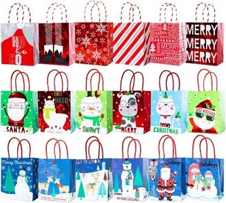 The Lindy Bowman Company Lindy Bowman Pack of 18 Assorted Small Christmas Gift Bags with Handle