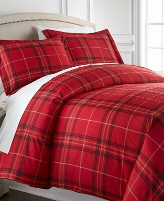 Ultra-Soft Plaid Down Alternative 3 Piece Comforter Set, Full/Queen