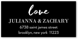 Address Labels: Sacred Union Address Label, Black, Address Label, Matte