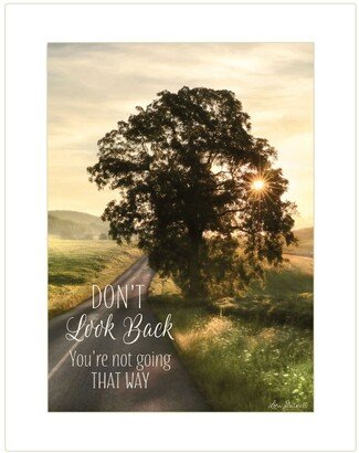 Don't Look Back by Lori Deiter by Lori Deiter, Ready to hang Framed Print, White Frame, 14 x 18