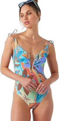 Nina Abstract Rincon One-Piece (Multicolored) Women's Swimsuits One Piece