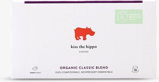 Kiss The Hippo Organic Classic Blend Compostable Coffee Pods 50g