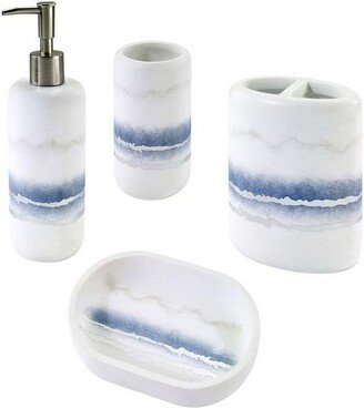 The Now House by Jonathan Adler Vapor 4 Pc Bath Accessory Set