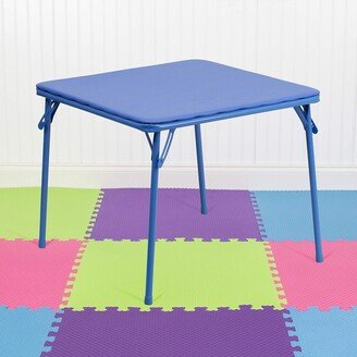 Vinyl Boutique Shop Furniture Kids Blue Folding Table