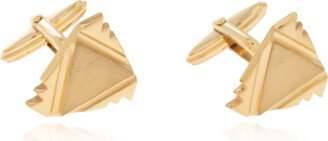 Cufflinks With Cut-outs - Gold