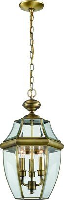 Artistic Home & Lighting Artistic Home Ashford 12'' Wide 3-Light Outdoor Pendant