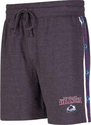 Men's Concepts Sport Charcoal Colorado Avalanche Team Stripe Shorts