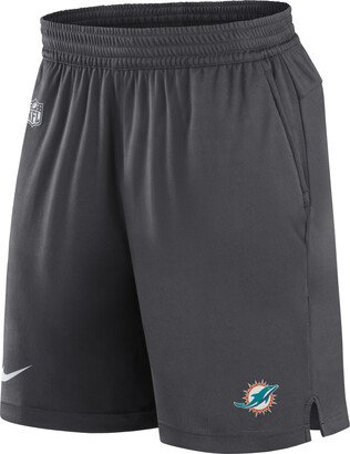 Men's Dri-FIT Sideline (NFL Miami Dolphins) Shorts in Black