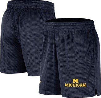 Men's Navy Michigan Wolverines Mesh Performance Shorts