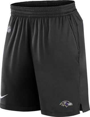 Men's Dri-FIT Sideline (NFL Baltimore Ravens) Shorts in Black