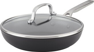 Hard-Anodized Induction Frying Pan with Lid, 10