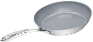 Induction 21 Steel Cookware 10-In Fry Pan With Ceramic Coating