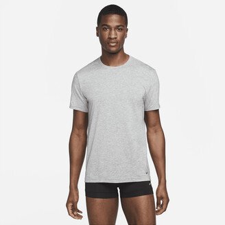 Men's Dri-FIT ReLuxe Crew Neck Undershirt (2-Pack) in Grey