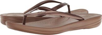 Iqushion Ergonomic Flip-Flop (Bronze) Women's Sandals