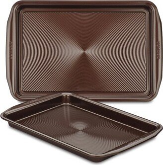 2pc Nonstick Cookie Sheet Set Merlot