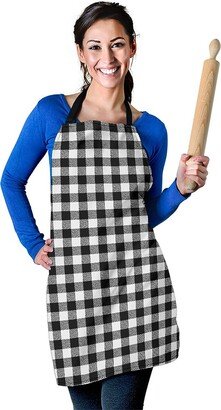 Flannel Plaid Pattern Apron - Tartan Printed Custom With Name/Monogram -Perfect Gift For Lovers