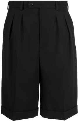 High-Rise Tailored Shorts-AB