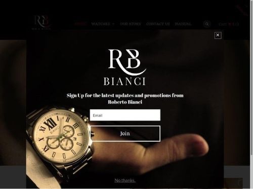 Roberto Bianci Watches Promo Codes & Coupons
