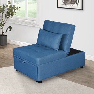 Folding Ottoman Sofa Bed Lazy Sofa Chair